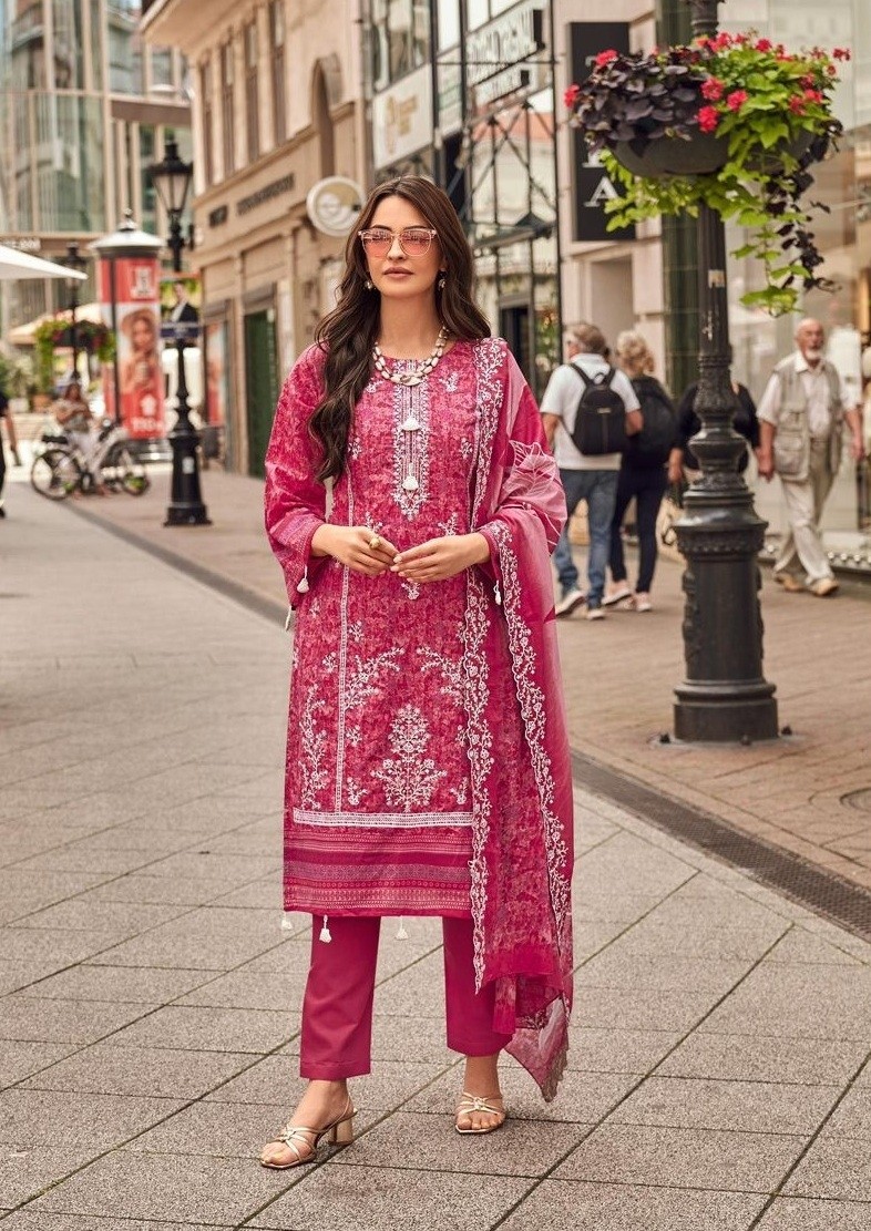 JIHAN 3216 BIN SAEED LAWN COLLECTION VOL 14 SALWAR SUITS LAWN PRINT