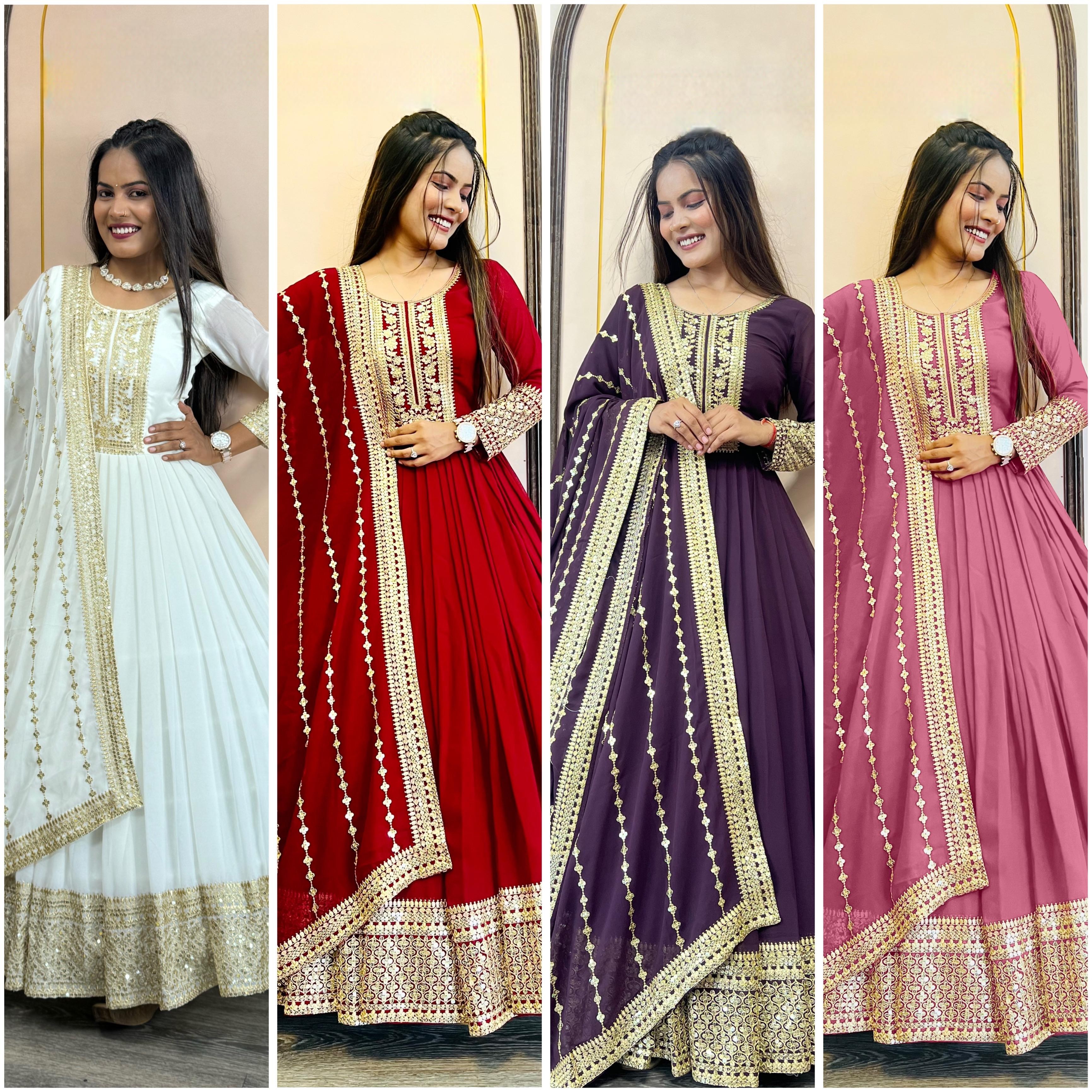 JL 1017 READYMADE GOWN WITH PRICE