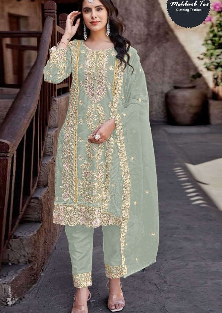 MEHBOOB TEX 1496 B SALWAR SUITS SINGLE