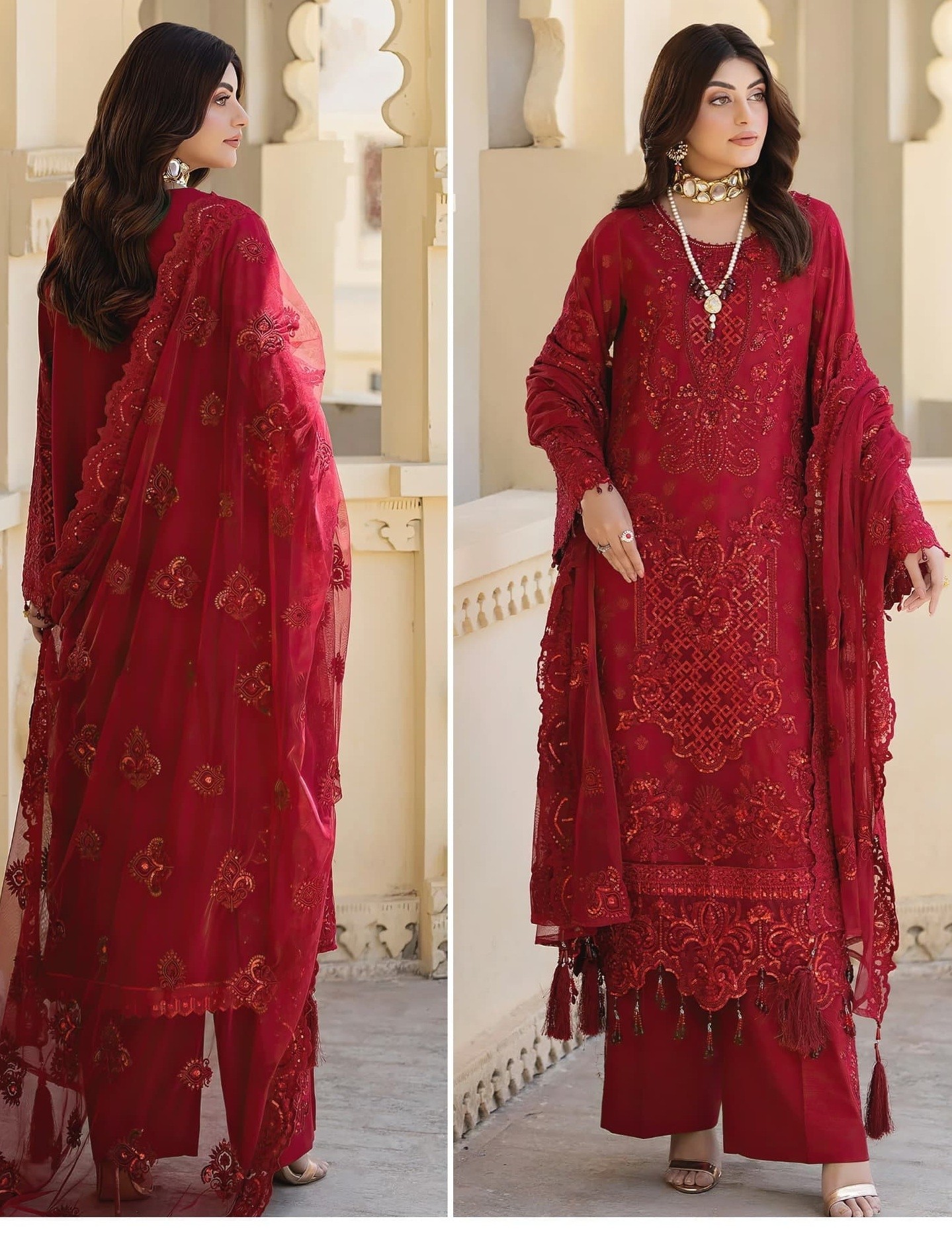 AL KHUSHBU ALK 6014 AFIFA VOL 4 PAKISTANI SUITS DEALER SURAT
