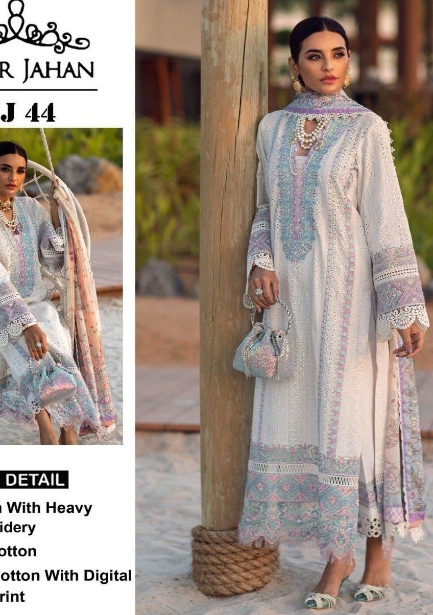 NOOR JAHAN NJ 44 PAKISTANI LATEST SUITS