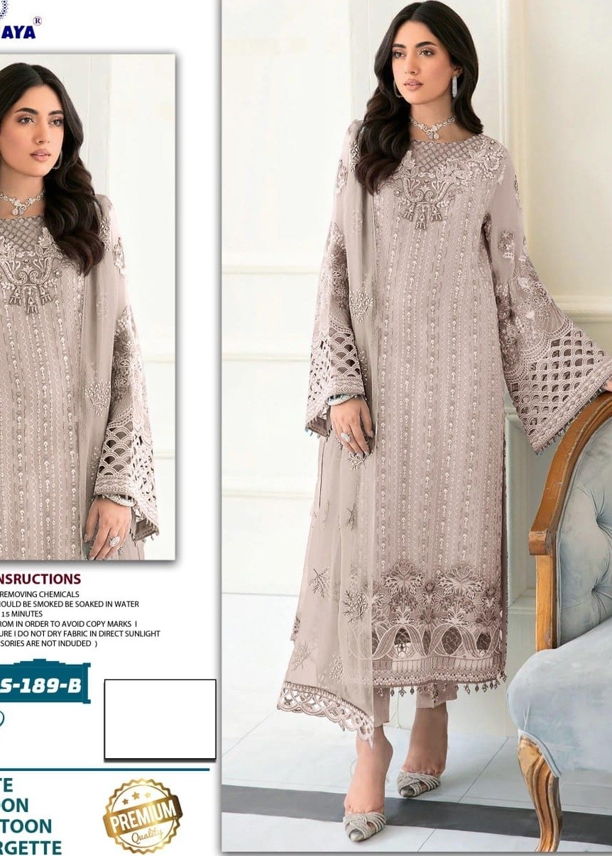 SHANAYA ROSE HAND CRAFT 189 B PAKISTANI SALWAR SUITS WHOLESALE