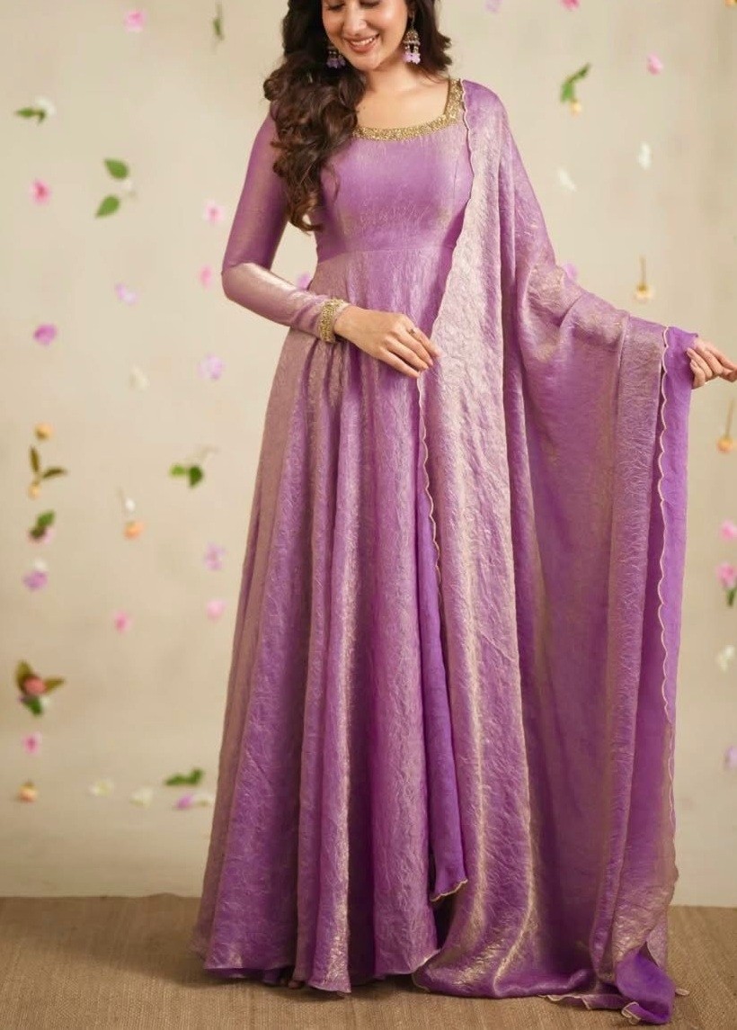 HK 1687 READYMADE ANARKALI GOWN PARTYWEAR