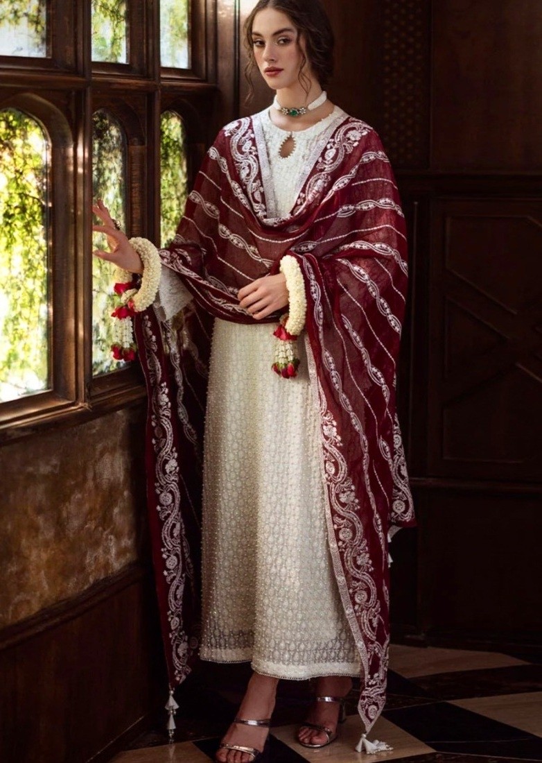 ANAMSA 511 SEMI STITCHED PAKISTANI SALWAR SUITS