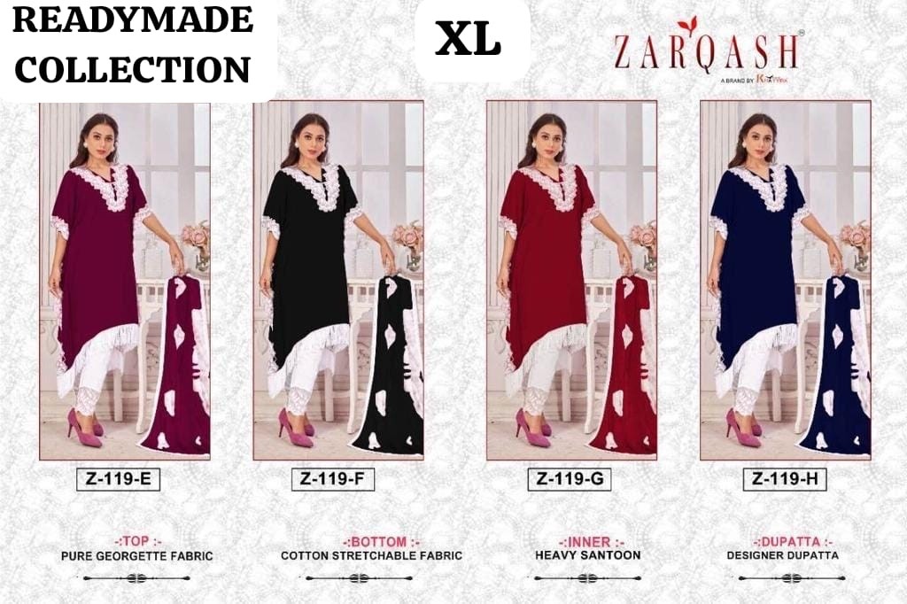 ZARQASH Z 119 READYMADE SALWAR SUITS