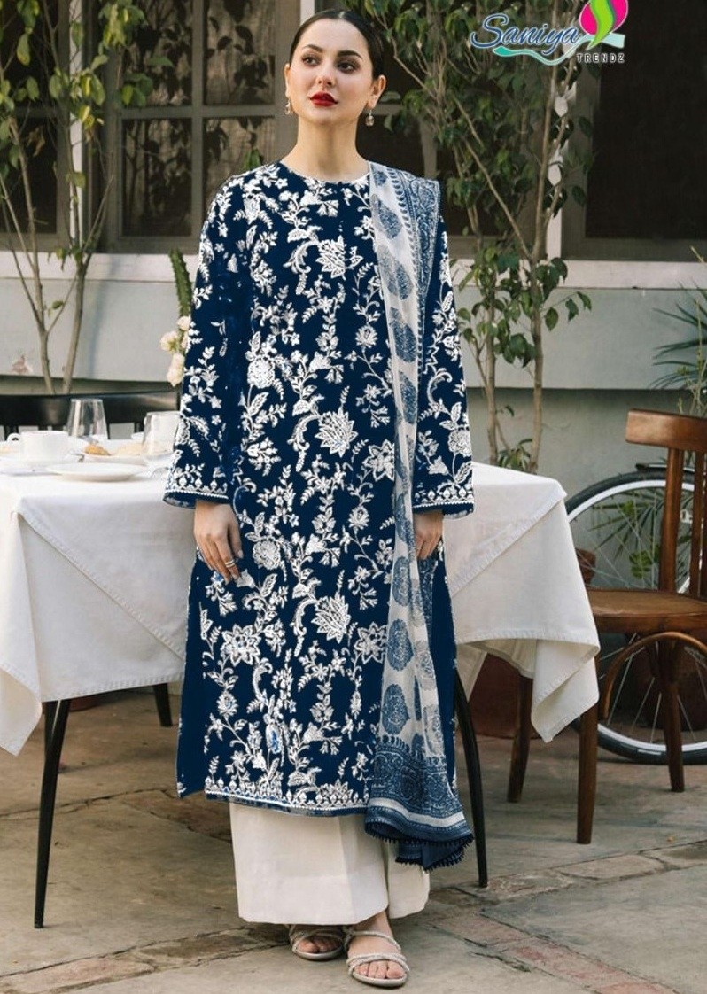 SANIYA TRENDZ 7117 C DEALER PAKISTANI SUITS ONLINE SHOPPING SURAT