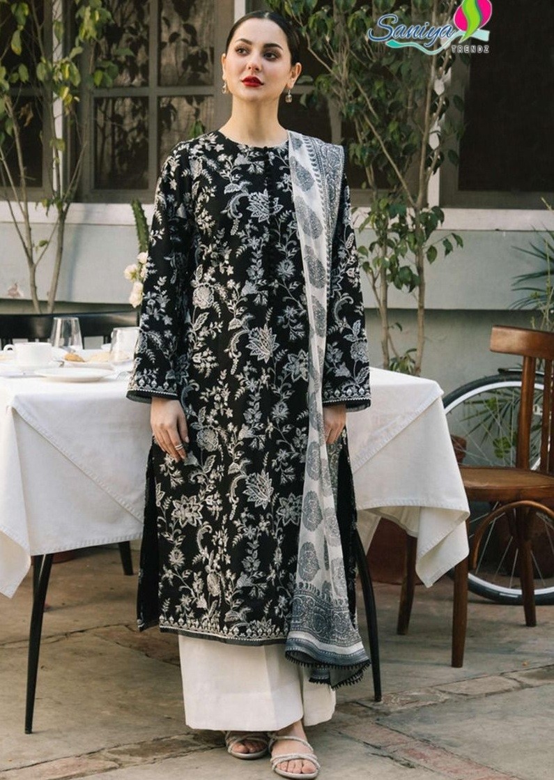SANIYA TRENDZ 7117 A DEALER PAKISTANI SUITS ONLINE SHOPPING