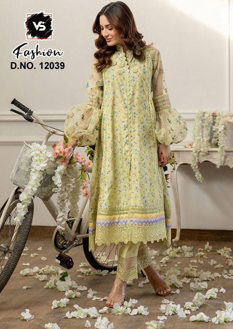 VS FASHION 12039 PAKISTANI SUITS SUPPLIER SINGLE