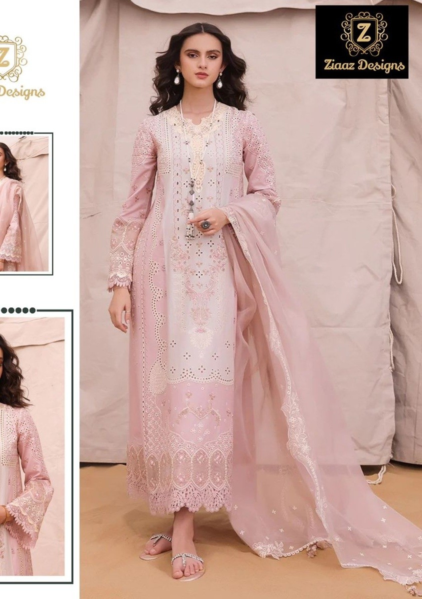 ZIAAZ DESIGNS 566 LATEST PAKISTANI SUITS SINGLE PIECE
