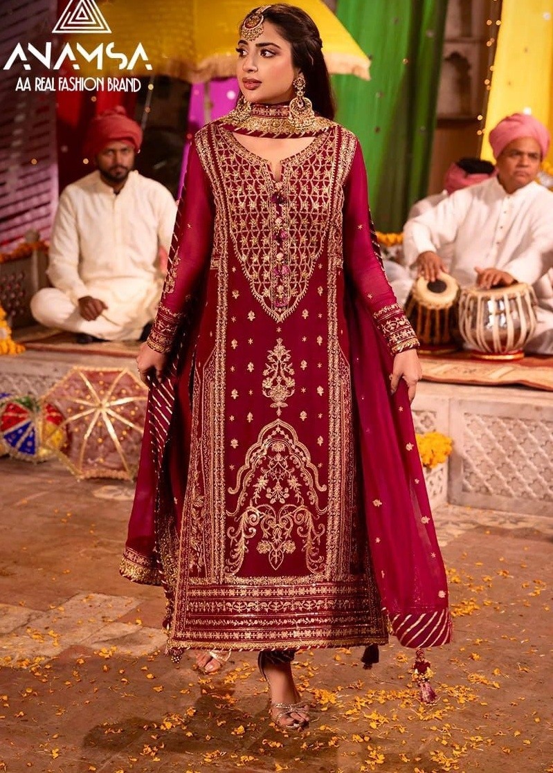 ANAMSA 517 PAKISTANI SUITS 2025