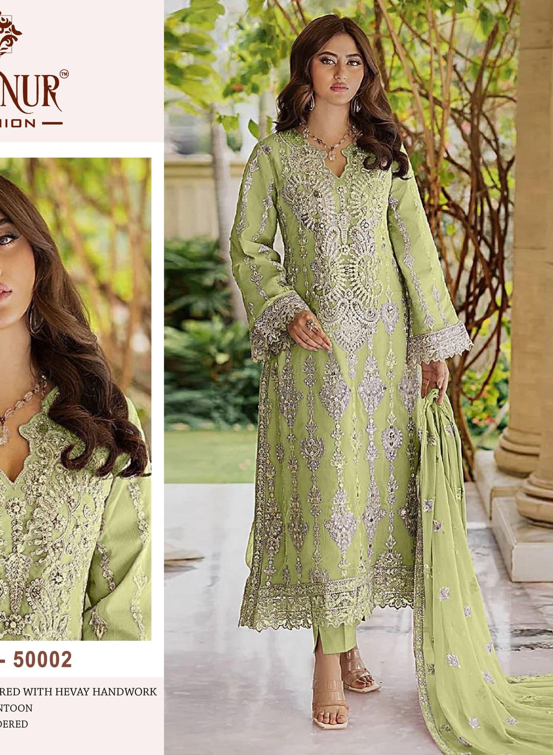 MAHNUR FASHION 50002 LATEST SALWAR SUITS