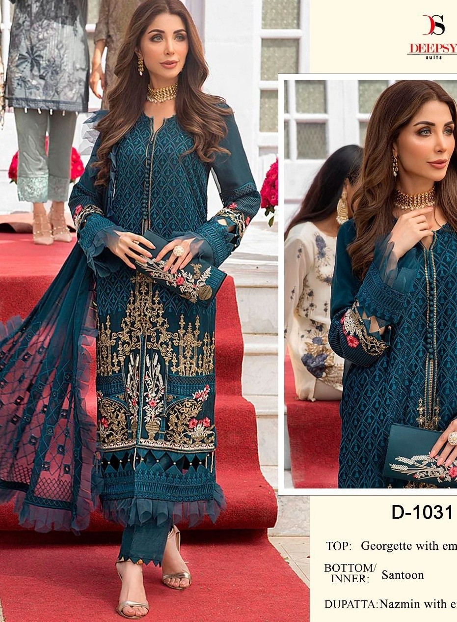 DEEPSY SUITS D 1031 HIT PAKISTANI SUITS ONLINE