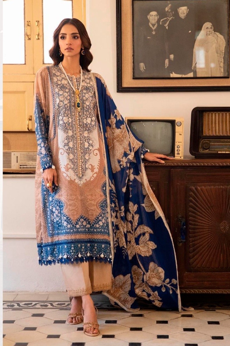 AASHA DESIGNER 1033 COTTON PAKISTANI SUITS WHOLESALE WITH PRICE