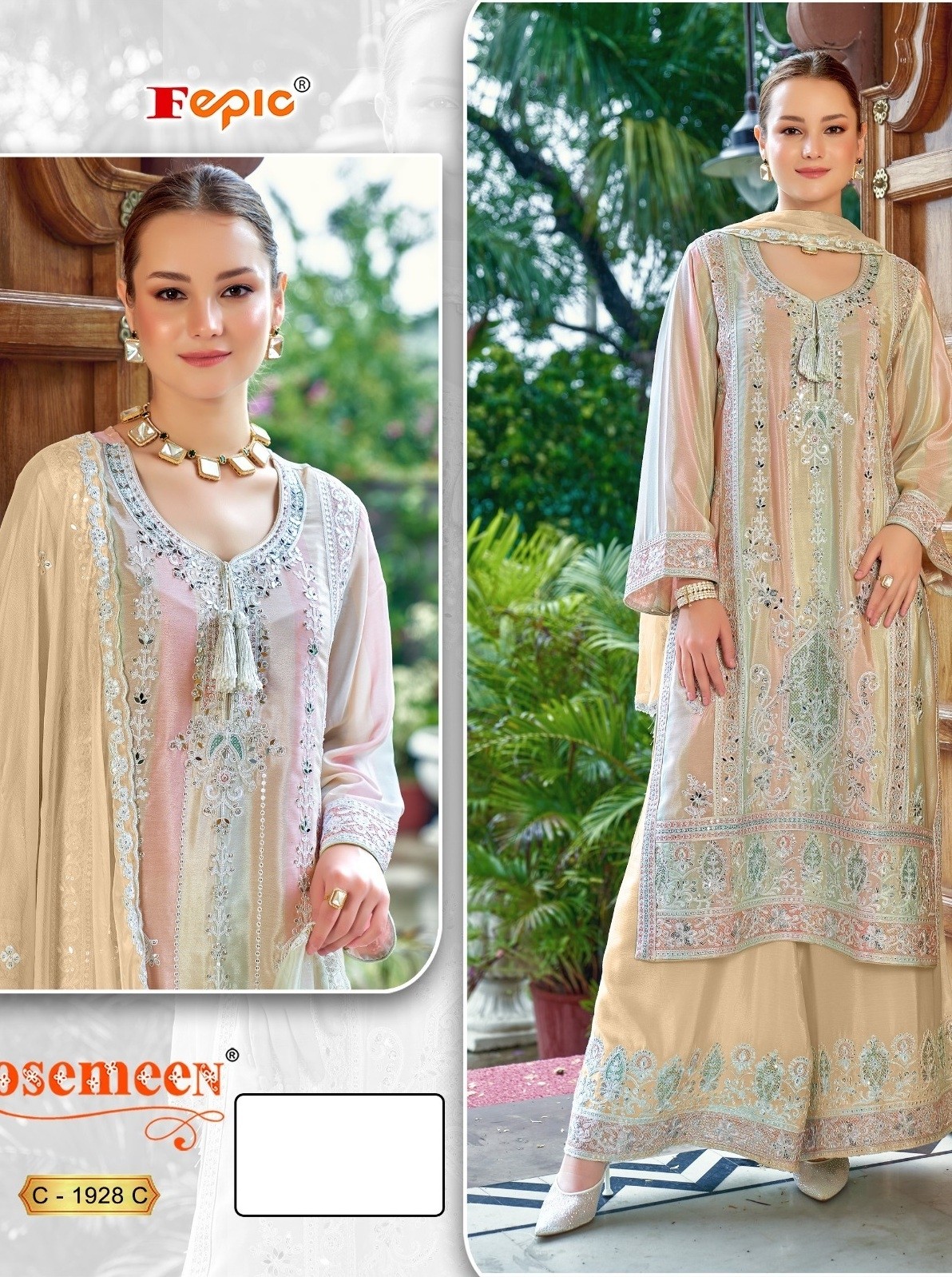 FEPIC ROSEMEEN C 1928 C PARTYWEAR PAKISTANI SUITS ONLINE SHOPPING
