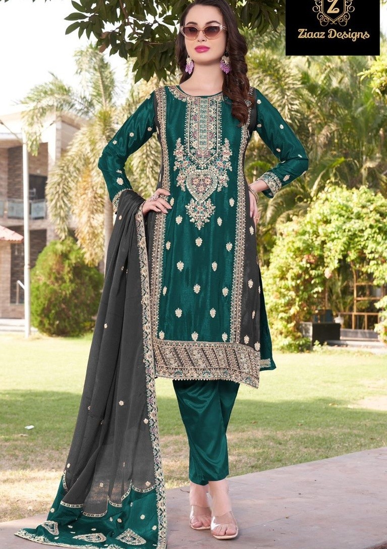ZIAAZ DESIGNS 490 A LATEST PAKISTANI DRESSES