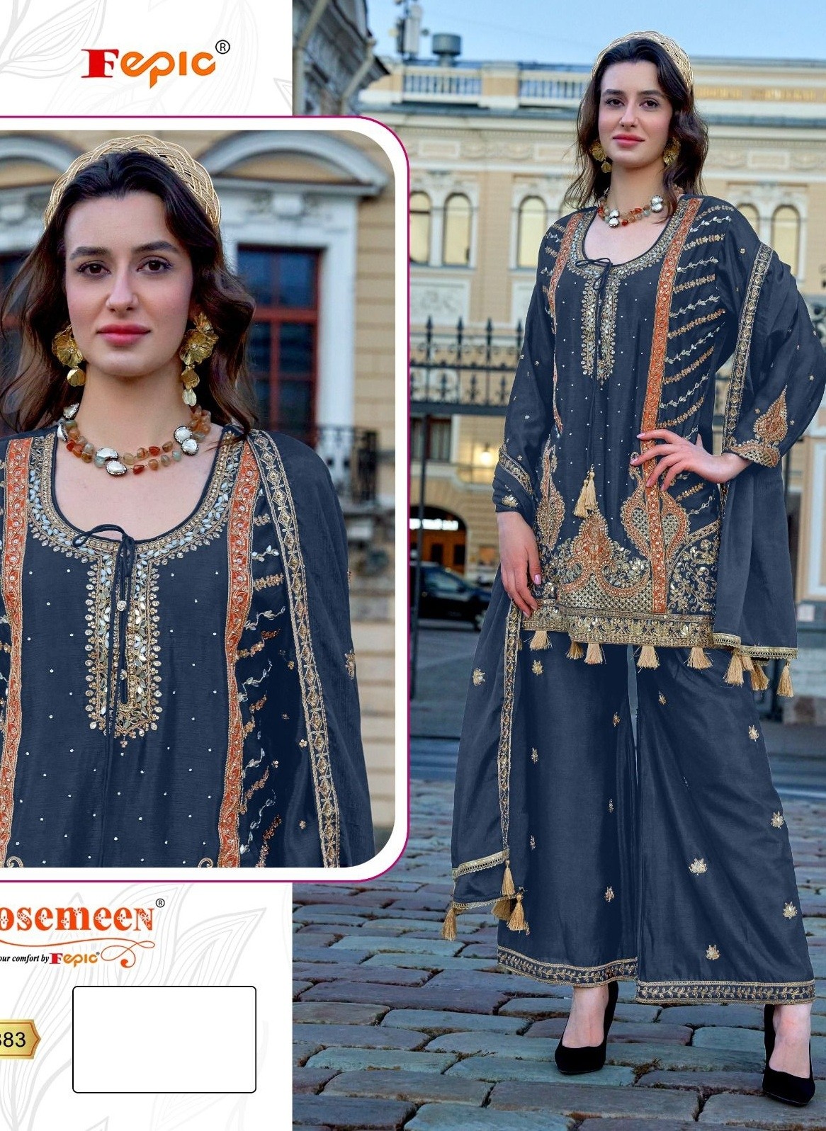 FEPIC ROSEMEEN C 1883 SALWAR SUITS SUPPLIER