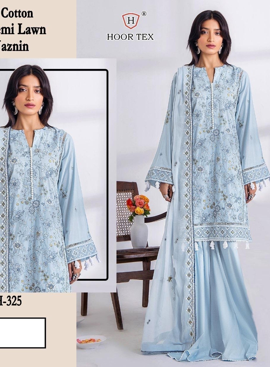 HOOR TEX H 325 LATEST COLLECTION PAKISTANI SALWAR SUITS