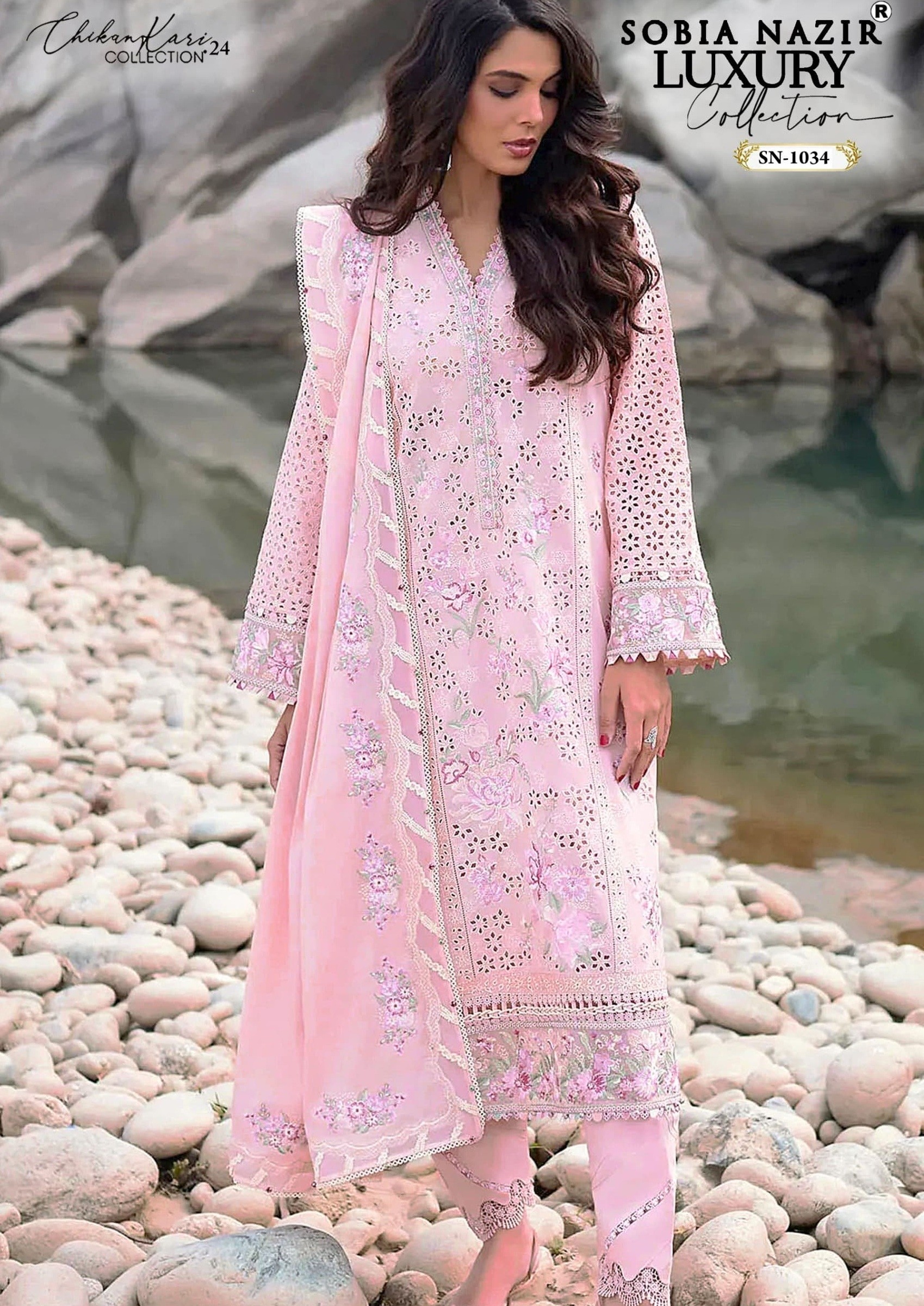 SOBIA NAZIR LUXURY SN 1034 PARTYWEAR PAKISTANI SALWAR SUITS