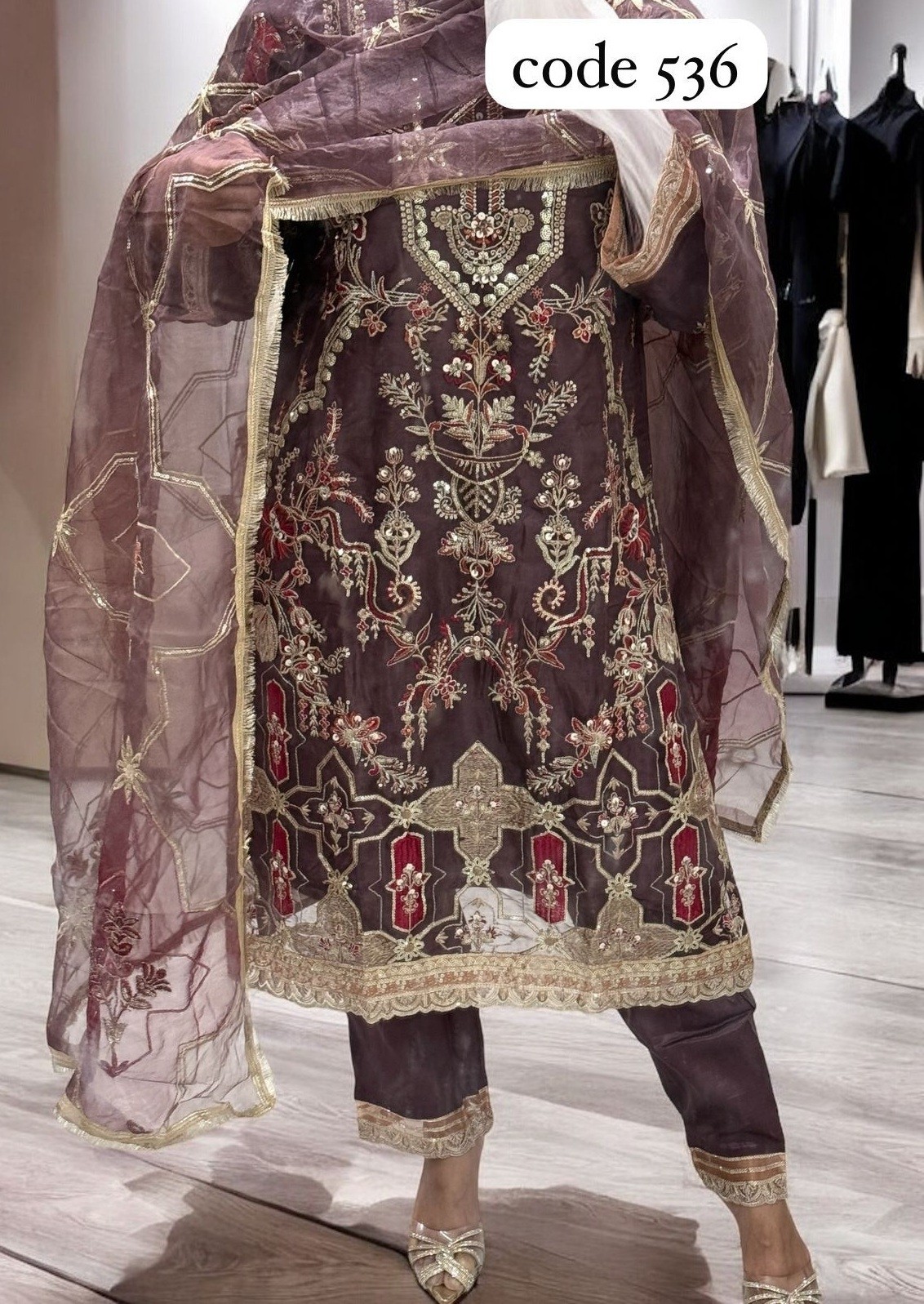 ZIAAZ DESIGNS 536 LATEST SALWAR SUITS ONLINE