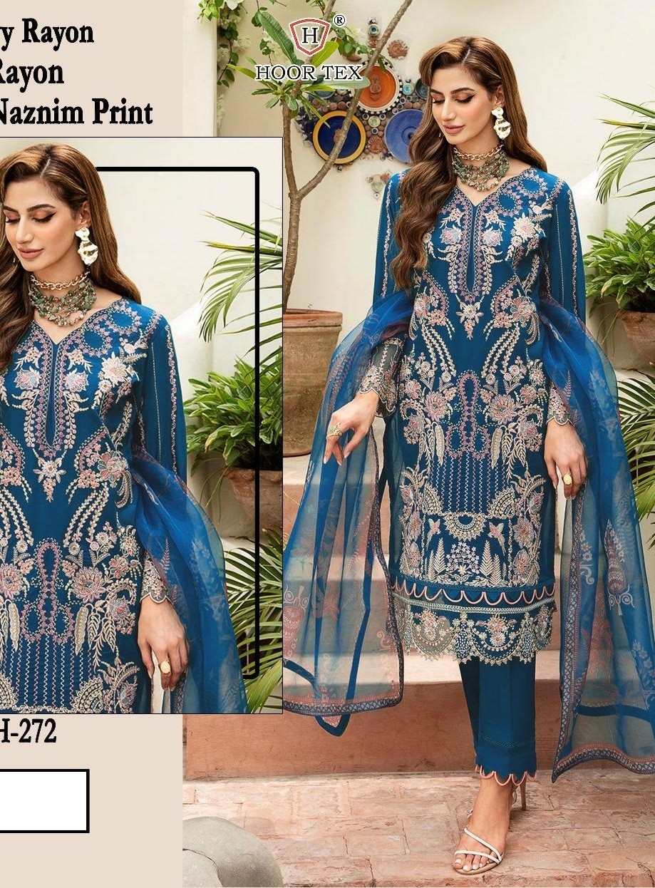 HOOR TEX H 272 LATEST SALWAR SUITS
