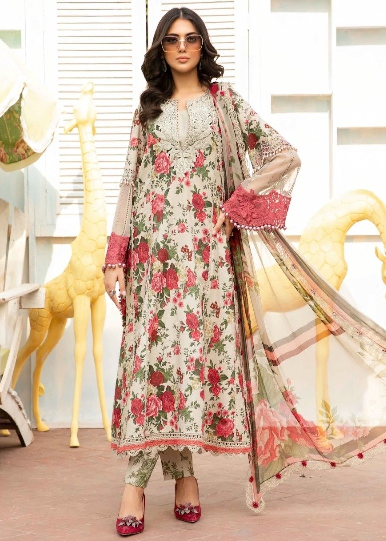 TAJ CREATIONS TAJ 567 COTTON PRINTED PAKISTANI SUITS