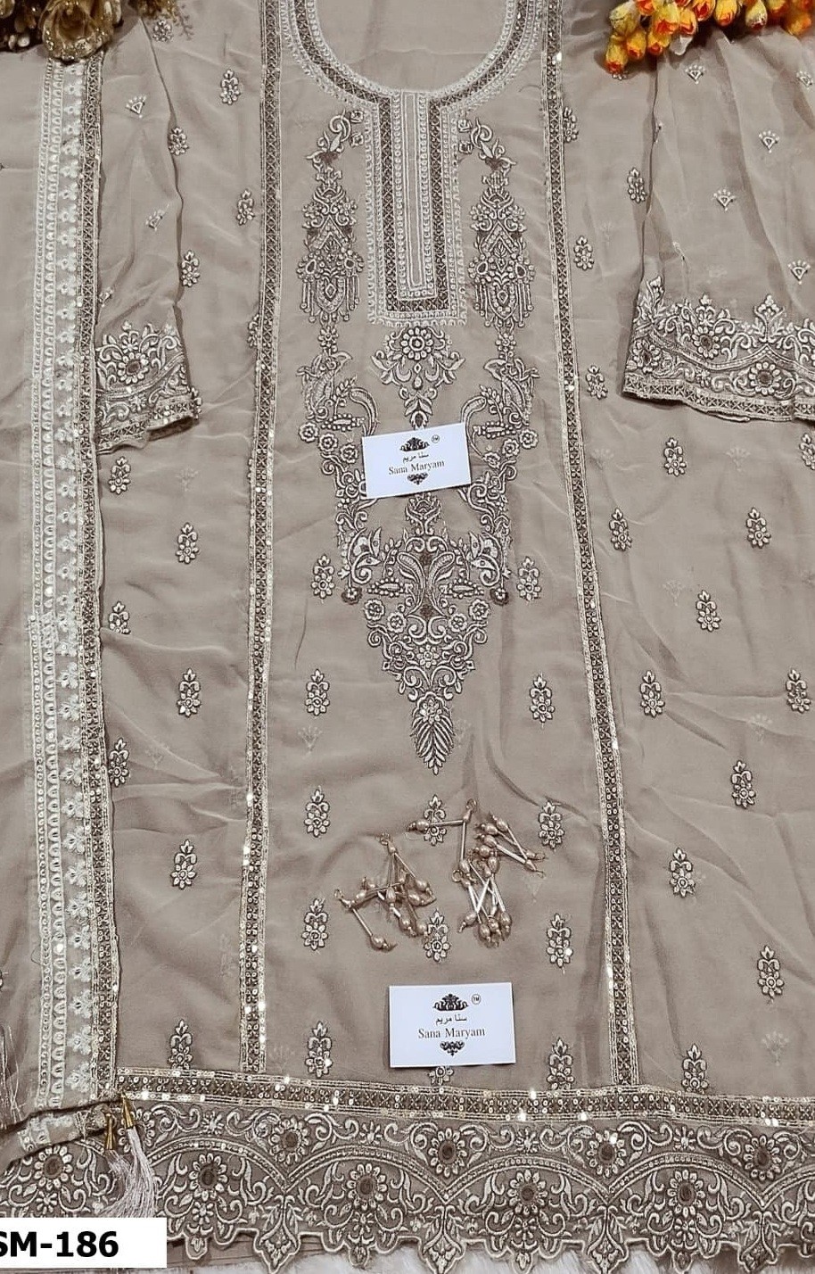 SANA MARYAM SM 186 LATEST PAKISTANI DRESSES