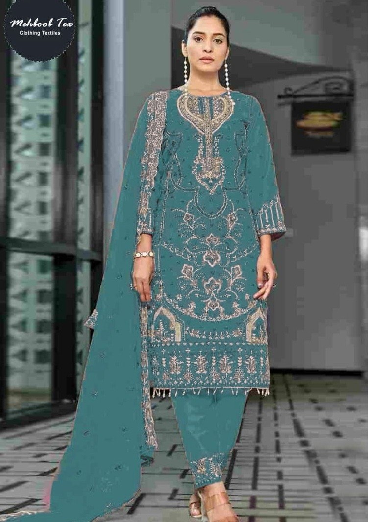 MEHBOOB TEX 1431 C SALWAR SUITS BEAUTIFUL DESIGNS 
