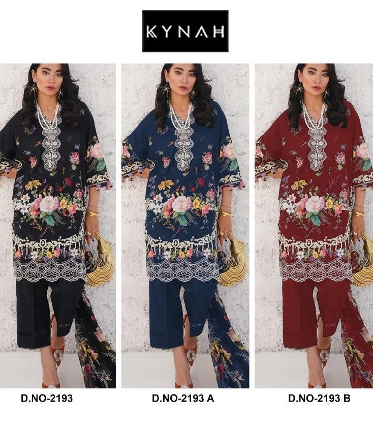 KYNAH 2193 ABC COTTON PAKISTANI SUITS BY SURAT 