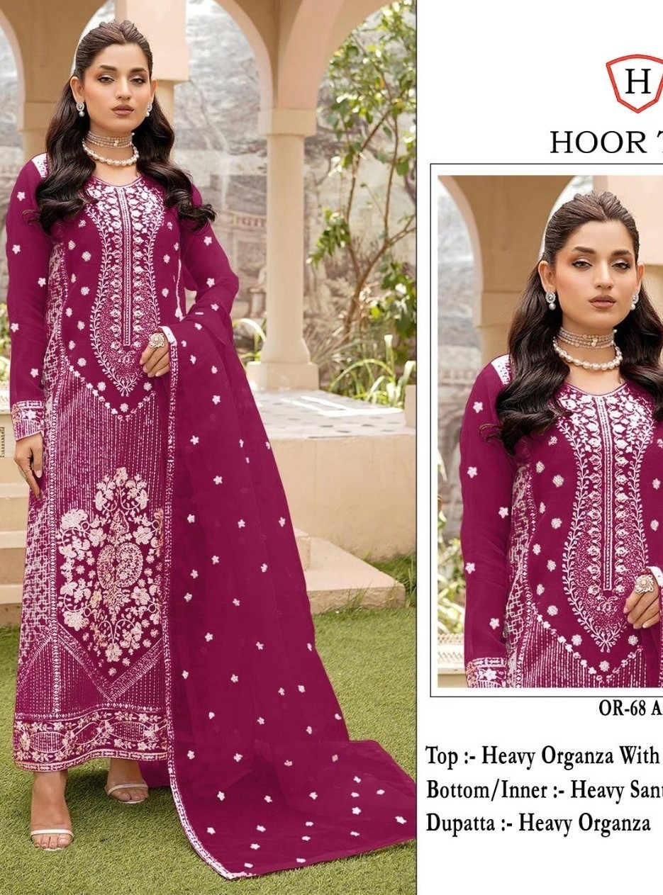 HOOR TEX OR 68 A PAKISTANI SUITS WHOLESALE