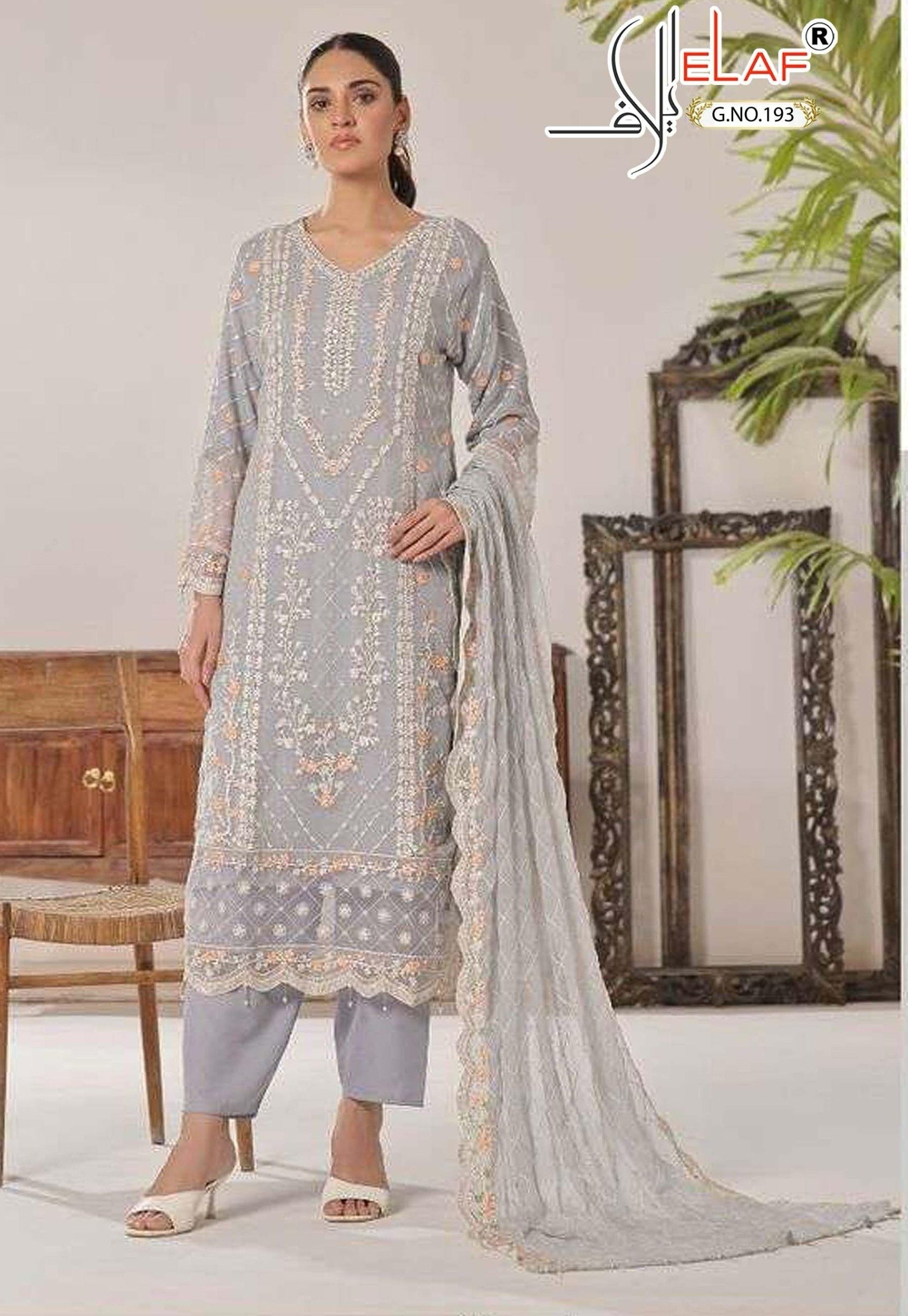 ELAF 193 PAKISTANI SUITS DEALER