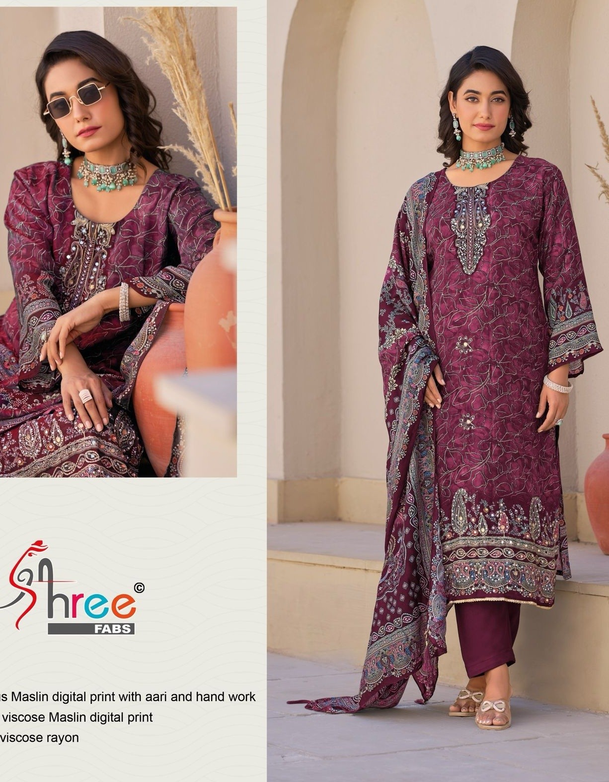 SHREE FABS KT 166 B SINGLE PIECE PAKISTANI SUITS
