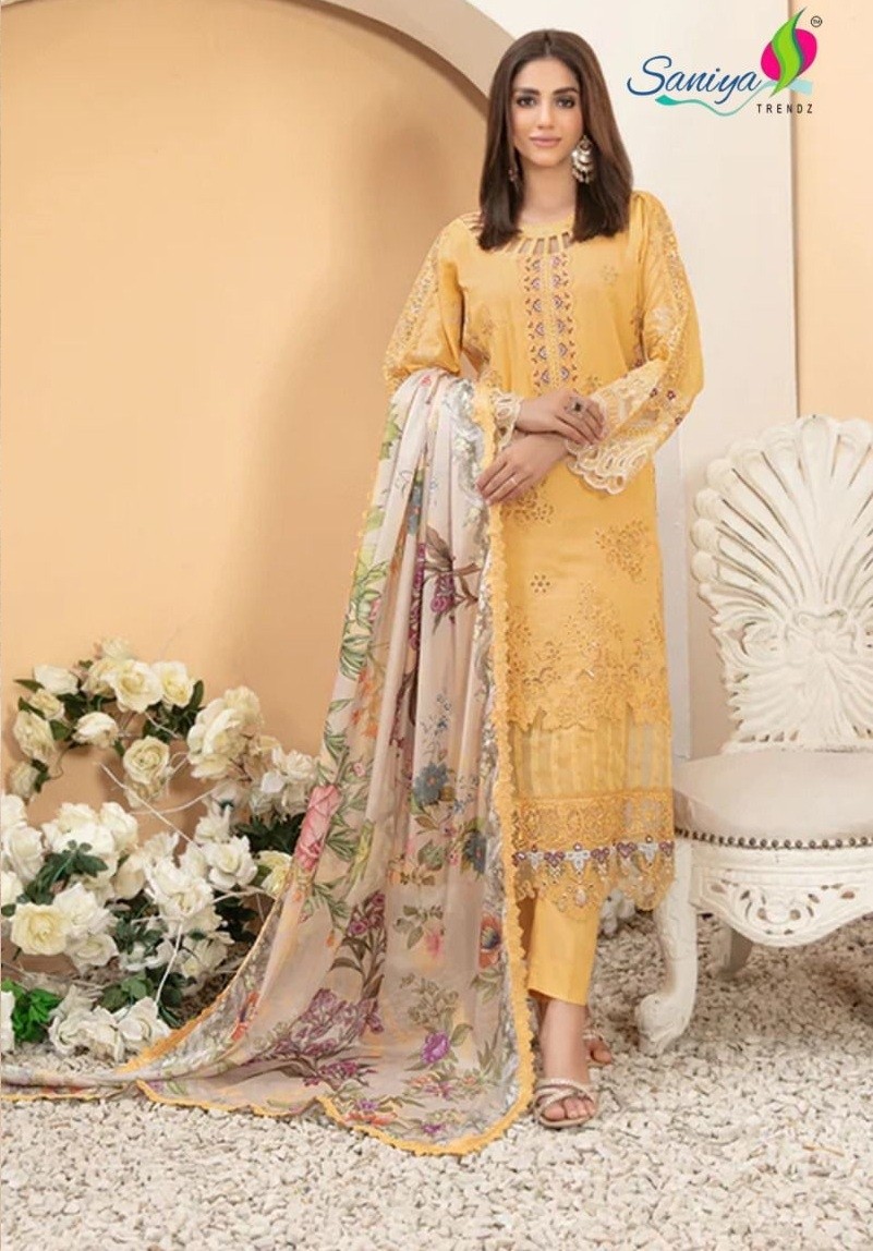 SANIYA TRENDZ 7001 RANG RASIYA VOL 07 PAKISTANI SUITS ONLINE SHOPPING