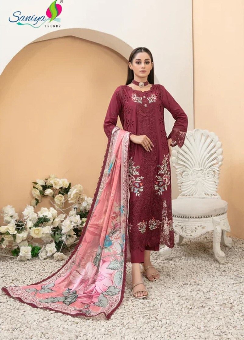 SANIYA TRENDZ 7002 RANG RASIYA VOL 07 ONLINE SHOPPING PAKISTANI SUITS 