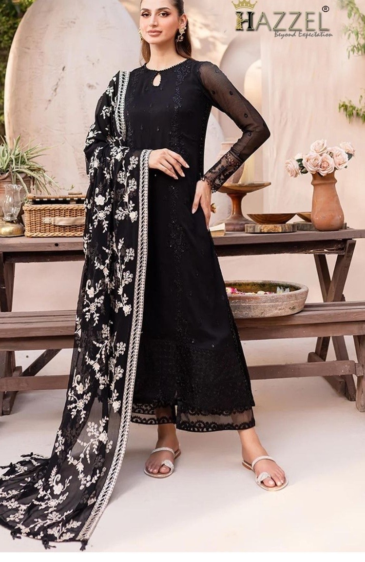 HAZZEL 0147 BLOOMING PAKISTANI SUITS