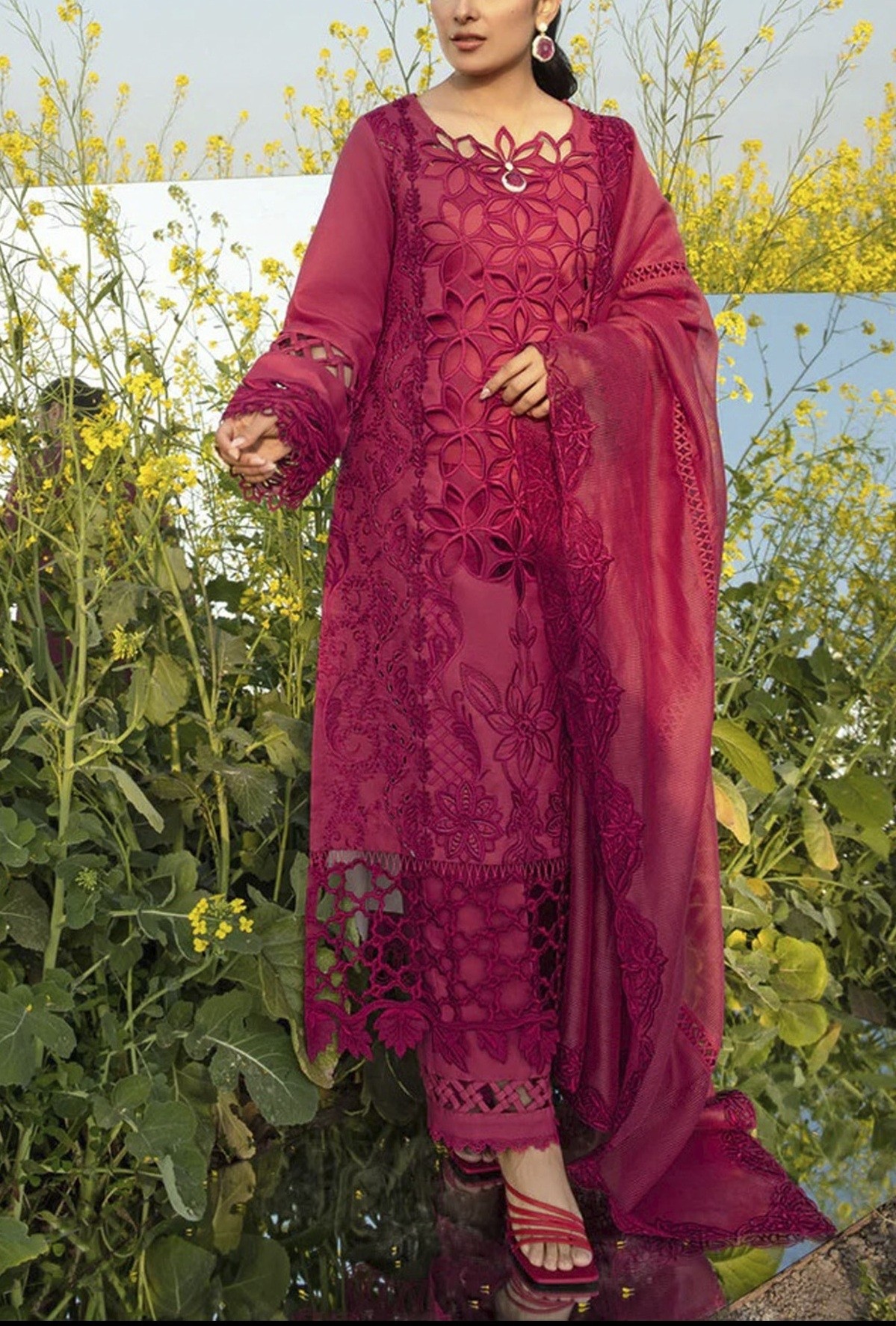 FLORENT 1029 A CAMBRIC COTTON PAKISTANI DRESSES
