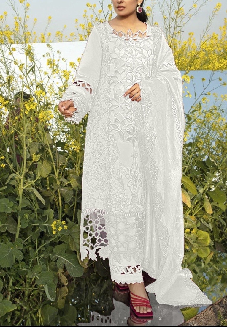 FLORENT 1029 D PAKISTANI DRESSES CAMBRIC COTTON BY INDIA 