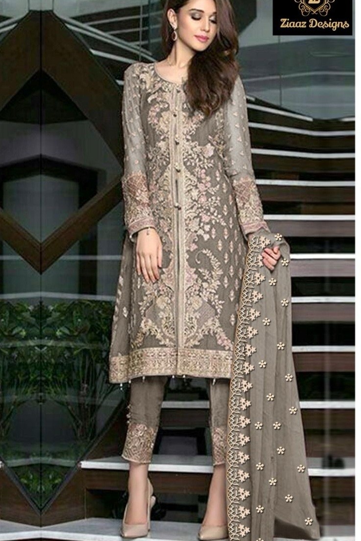 ZIAAZ DESIGNS 807 A PAKISTANI SUITS NEW COLLECTION