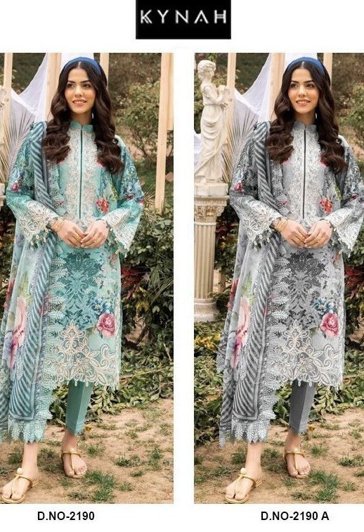 KYNAH 2190 A COTTON COLLECTION PAKISTANI SUITS 