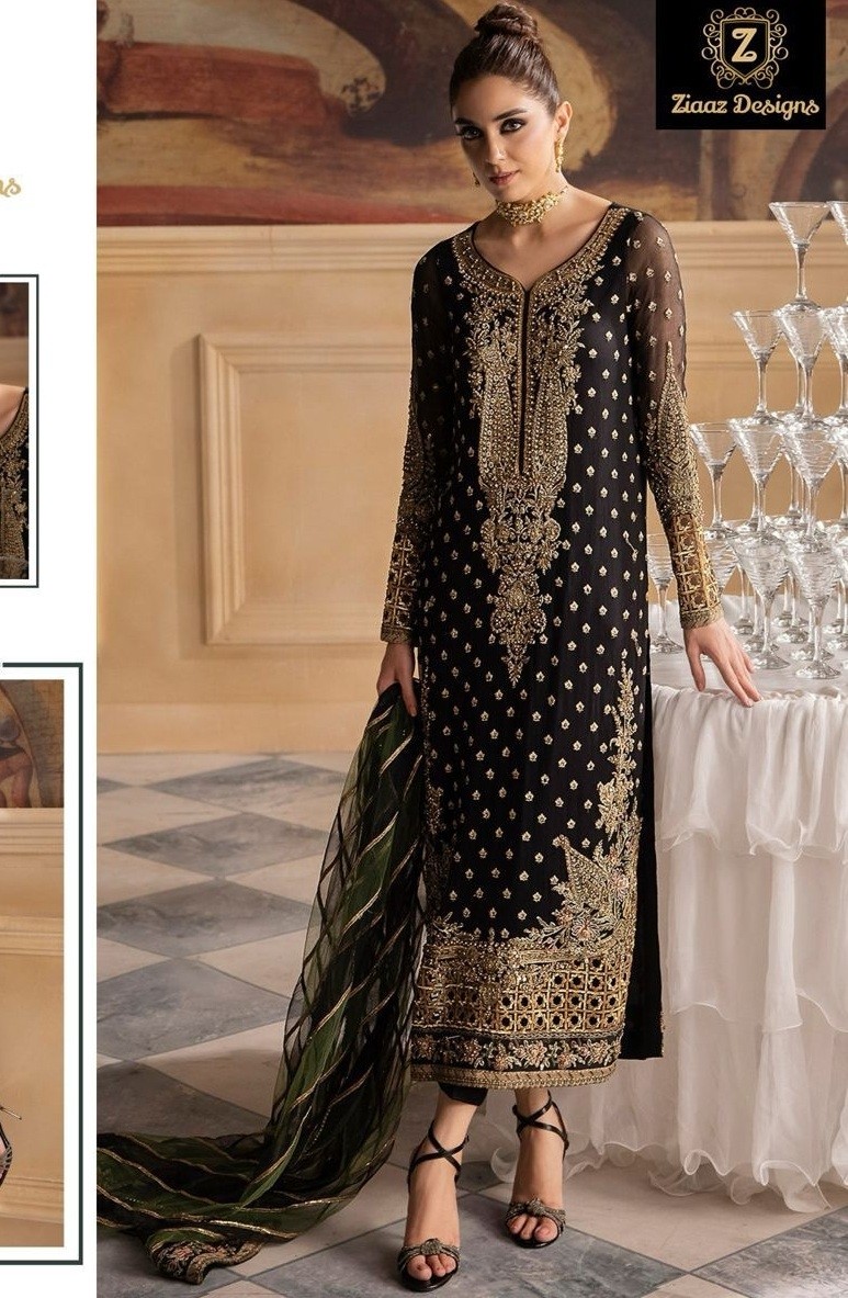 ZIAAZ DESIGNS 767 WHOLESALE COLLECTION PAKISTANI SUITS 