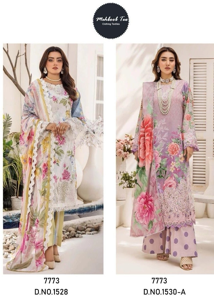MEHMOOD TEX 1528 1530 COTTON PAKISTANI SUITS