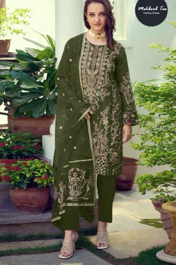 MEHBOOB TEX 1292 A LATEST DESIGN PAKISTANI SUITS