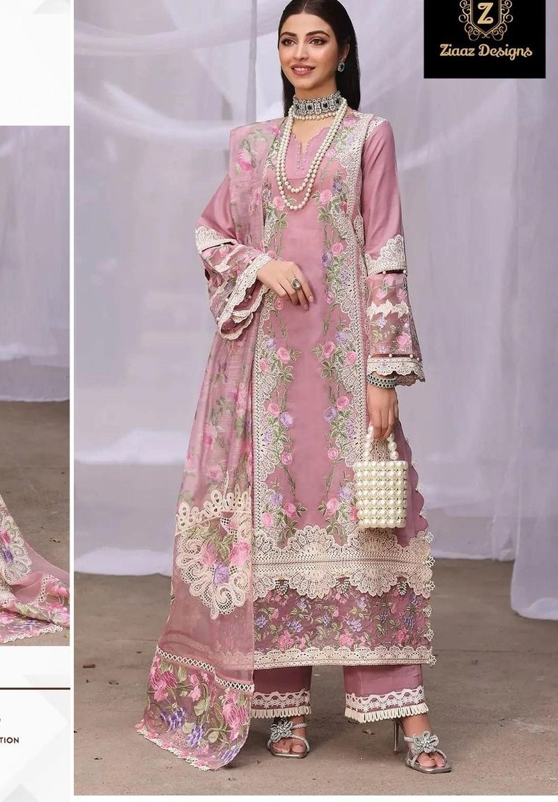 ZIAAZ DESIGNS 773 LATEST PAKISTANI SUITS 