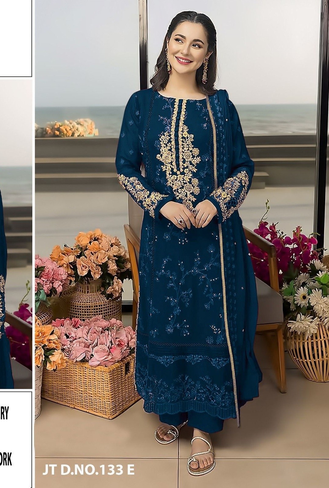 JOHRA TEX JT 133 E NAZMEEN DUPATTA PAKISTANI SALWAR SUITS
