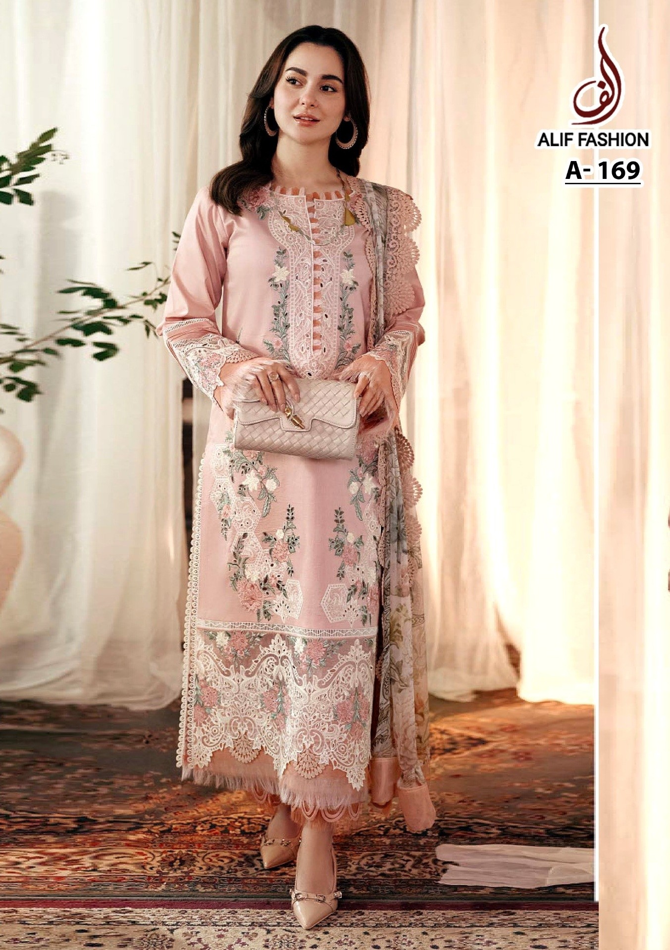 ALIF FASHION A 169 LATEST BEAUTIFUL PAKISTANI SUITS 