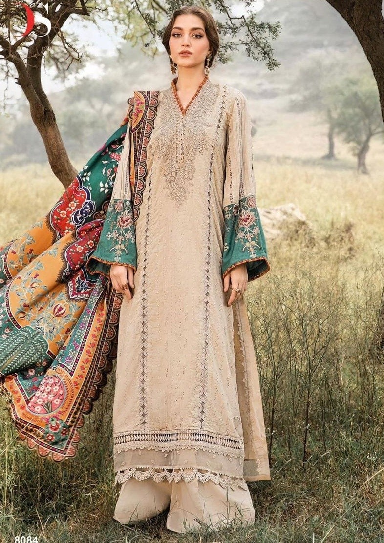 DEEPSY SUITS MARIA B 8084 LATEST PAKISTANI SUITS 