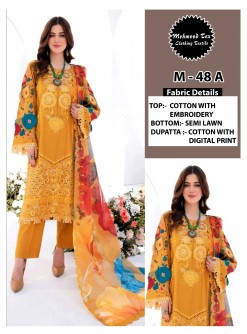 MEHMOOD TEX M 48 A LATEST PAKISTANI SALWAR SUITS