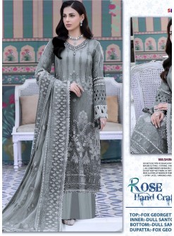 SHANAYA ROSE HAND CRAFT 173 B PAKISTANI SUITS FOX GEORGETTE ONLINE