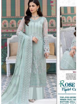 SHANAYA ROSE HAND CRAFT 173 A PAKISTANI SUITS FOX GEORGETTE