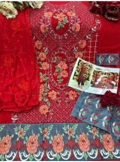 RAMSHA  R-326 PAKISTANI SUITS WHOLSALE PRICE