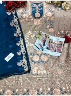 RAMSHA R-324 PAKISTANI SUITS WHOLSALE PRICE